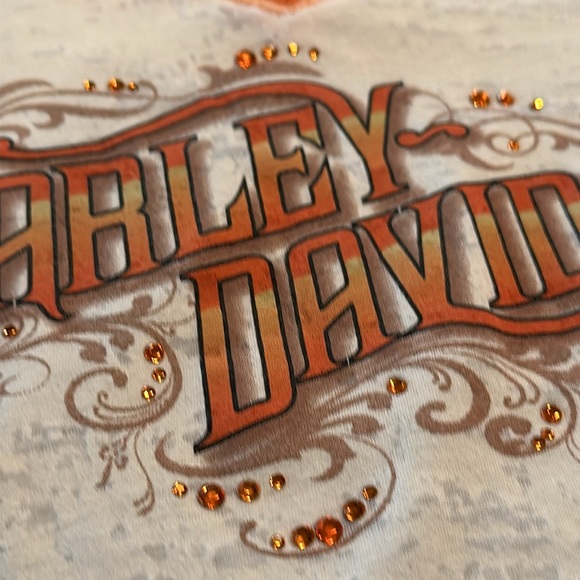 Women’s Harley-Davidson V Neck Tee - Picture 5 of 7